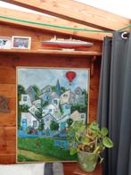 Mooi Groot Schilderij 125 cm hoog & 93.7 cm breed., Huis en Inrichting, Woonaccessoires | Schilderijen, Tekeningen en Foto's, Gebruikt