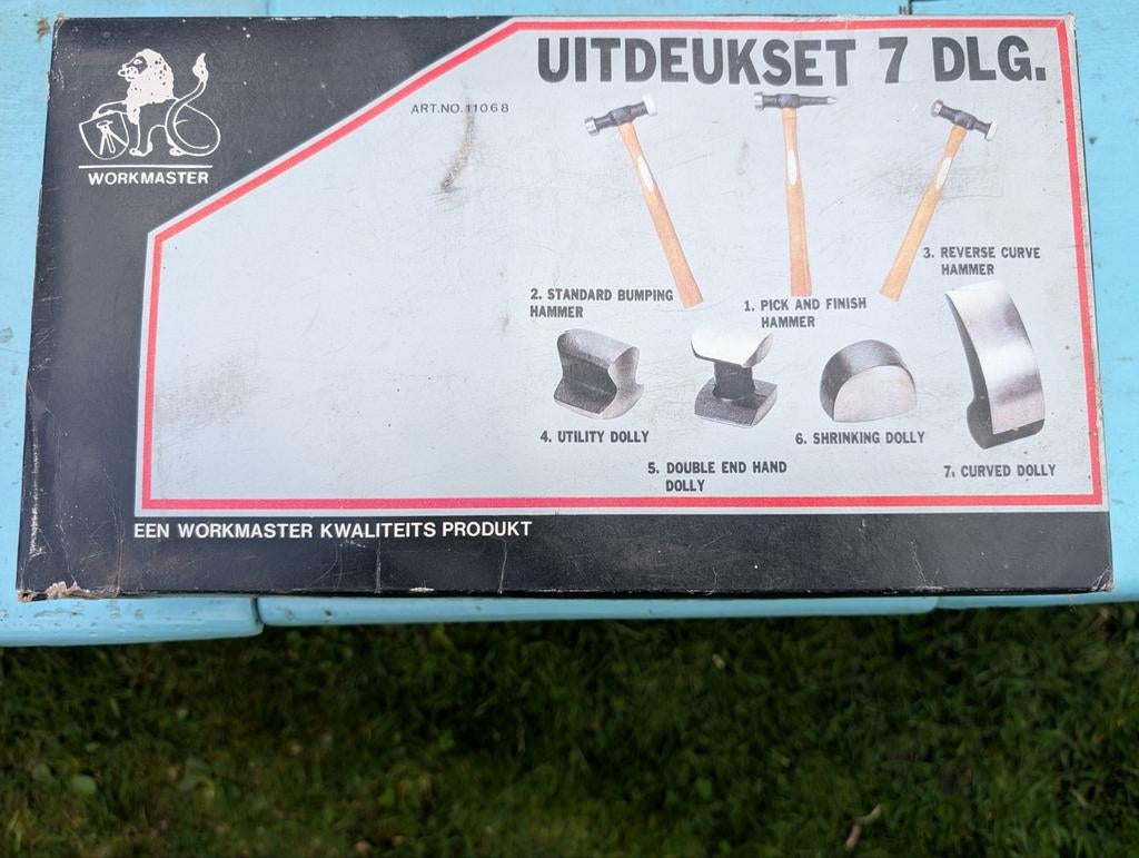 Workmaster uitdeukset 7-delig, Ophalen of Verzenden