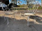 Oude Franse tuinset of Franse bistro set brocante tuinset, Ophalen of Verzenden