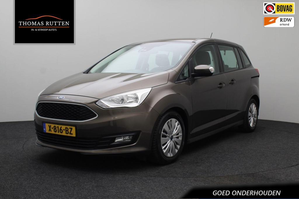 Ford Grand C-Max 1.0 Trend 7 Persoons 2018 | Airco | Cruise, Voorwielaandrijving, 745 kg, Gebruikt, Euro 6