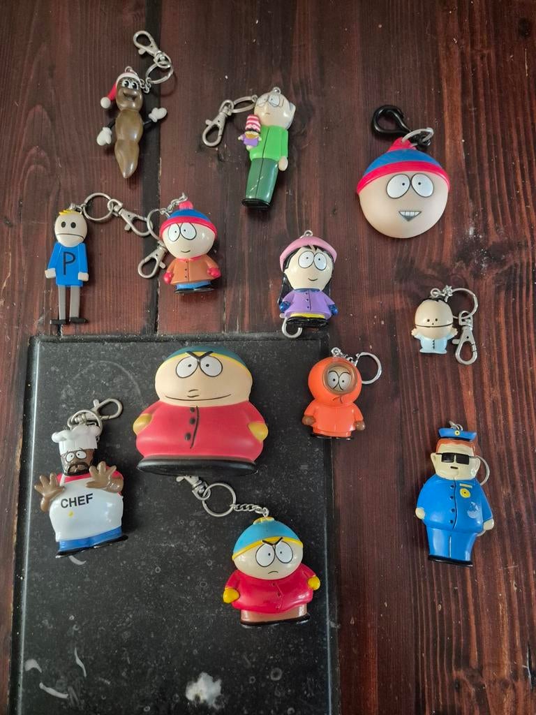 South Park sleutelhangers uit 1999, Verzamelen, Ophalen of Verzenden