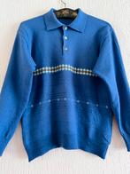 Vintage 100% wollen trui unisex M, Verzenden, Zo goed als nieuw, Maat 48/50 (M), Blauw