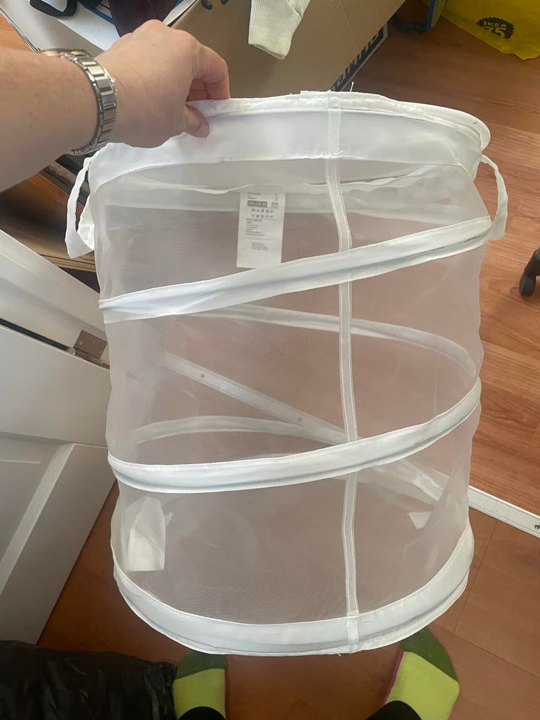 IKEA FYLLEN wasmand wit - Opvouwbaar en ruimtebesparend, Ophalen of Verzenden, Overige typen