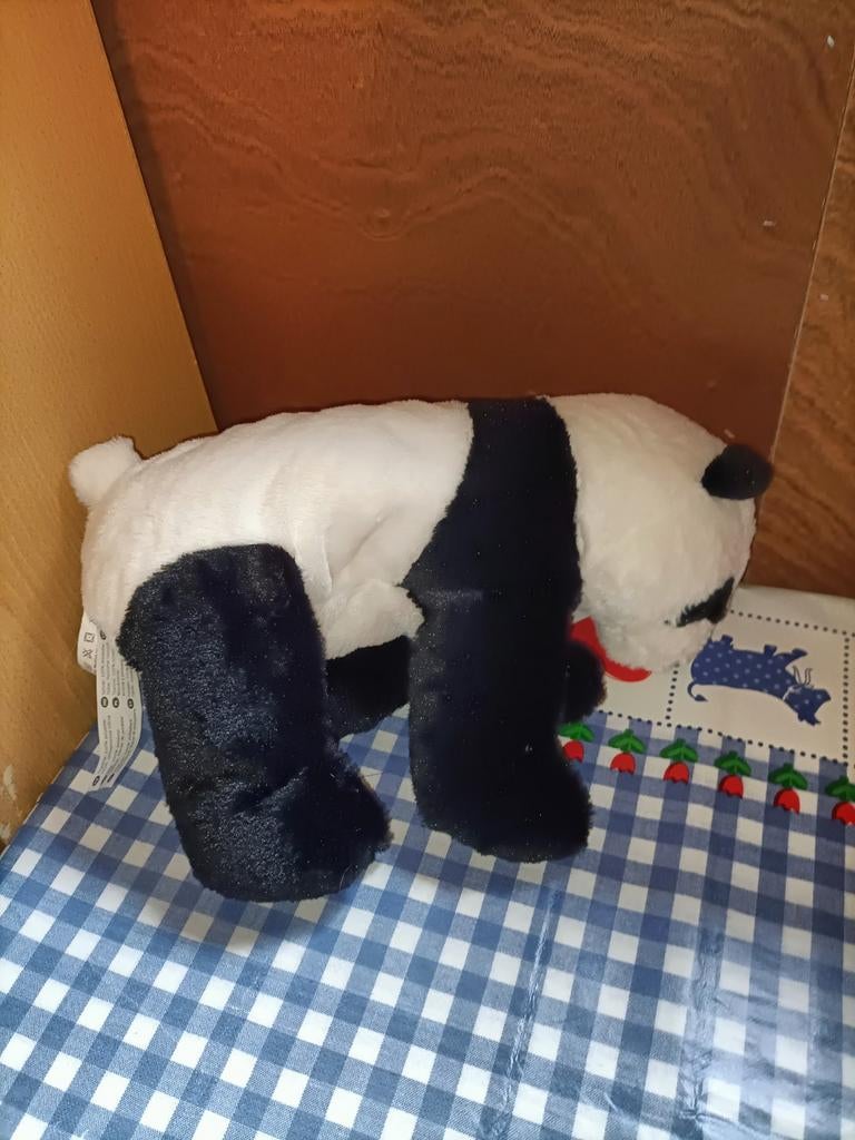 Ikea panda knuffel 33 cm groot, Ophalen of Verzenden, Zo goed als nieuw, Overige typen