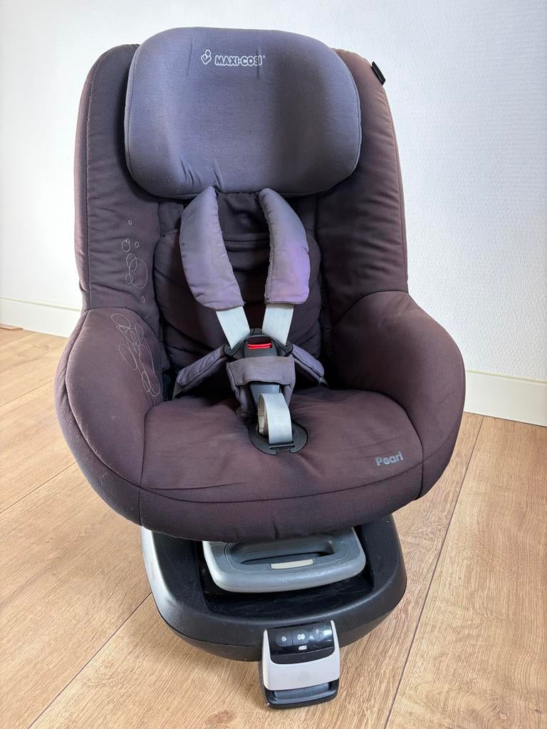 Maxi Cosi Pearl autostoel met FamilyFix Isofix, Ophalen, Gebruikt, Verstelbare rugleuning, 9 t/m 18 kg