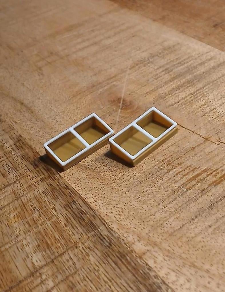 Tuinders platte bakken h0, Verzenden