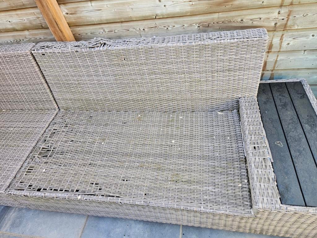 GRATIS loungeset, Tuin en Terras, Ophalen, Gebruikt, Bank