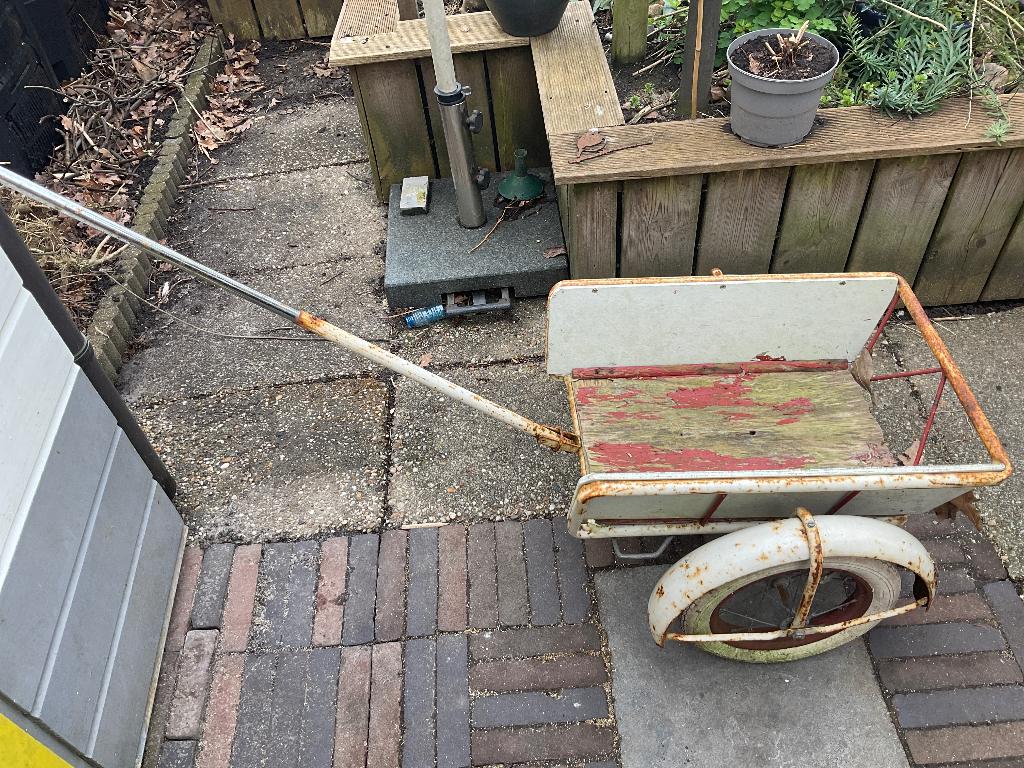 Kar, Fietsen en Brommers, Fietsaccessoires | Aanhangers en Karren, Ophalen, Gebruikt, Bagagekar, 20 tot 40 kg
