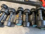 20 x 3 kg reebok rubberen dumbbells dumbbell set gewichten, Ophalen, Dumbbell, Gebruikt, Dumbbells