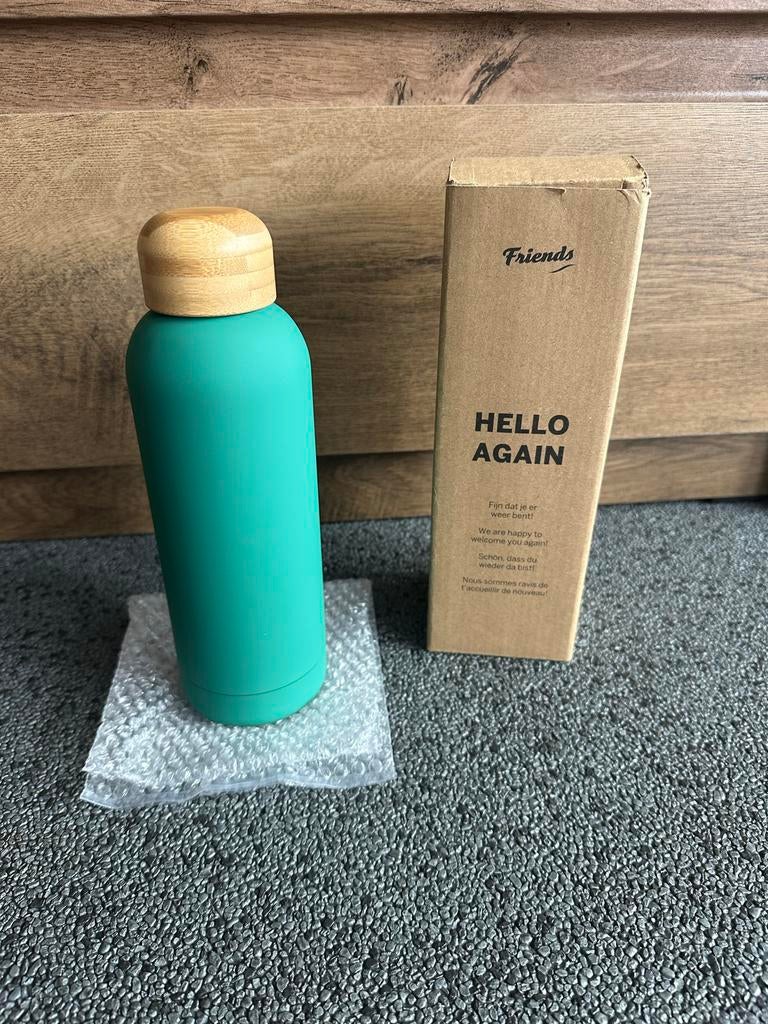 Centerparcs Friends Cadeau Drinkfles Thermofles, Ophalen of Verzenden, Nieuw