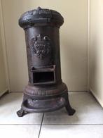 Giet ijzeren kachel, Ophalen, Potkachel, Gebruikt, Vrijstaand