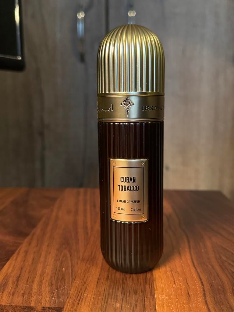 Ibrahim Alqurashi Cuban Tobacco Extrait de Parfum 100 ml, Ophalen of Verzenden, Zo goed als nieuw