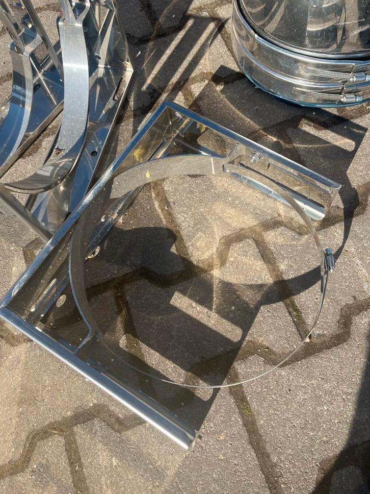 Isoduct dubbelwandige kachelpijp en toebehoren, Huis en Inrichting, Haarden, Nieuw, Houthaard, Ophalen