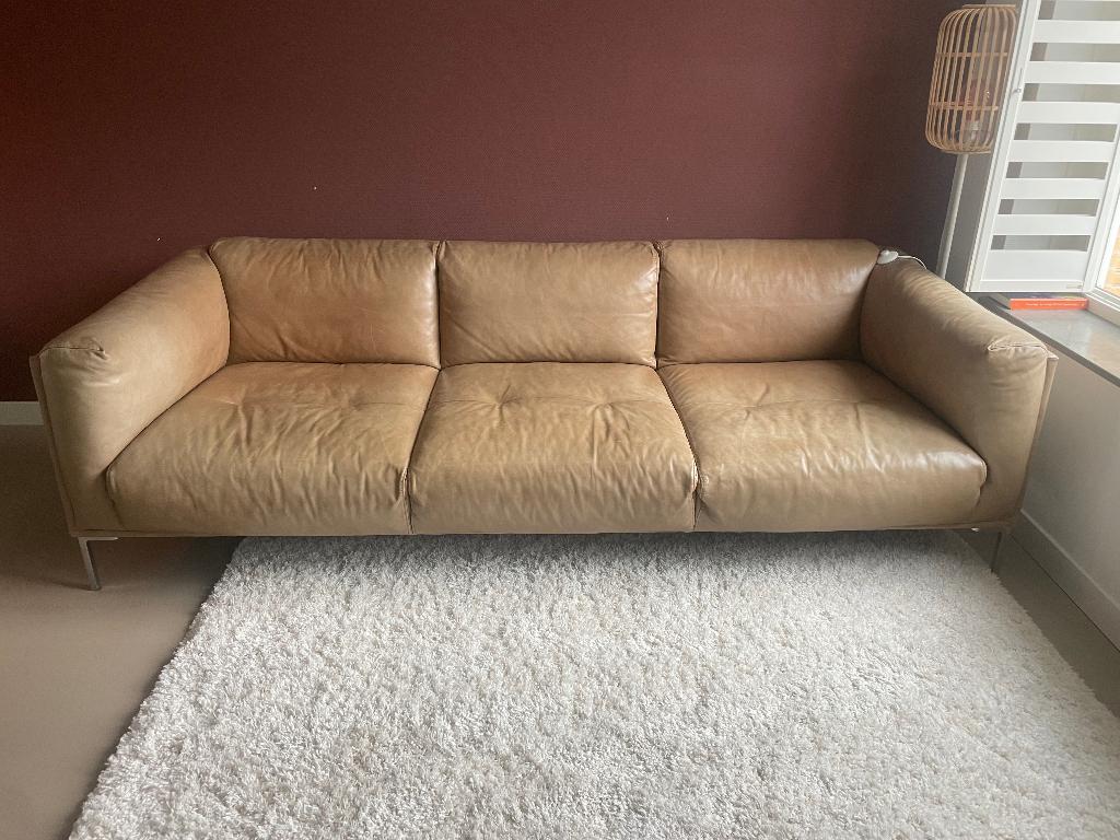 Design bank 3,5zits, BERN, Het Anker, gek. bij Mobiel Andijk, Ophalen, Driepersoons, Zo goed als nieuw, Rechte bank