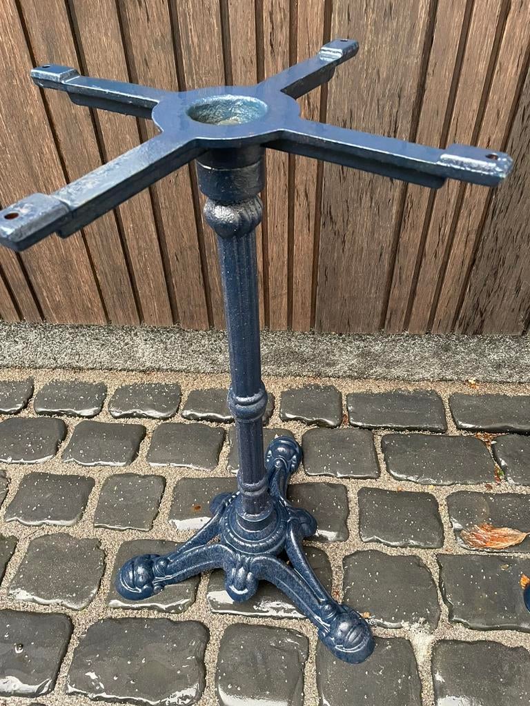 3 x tuintafel, zwaar gietijzeren onderstel, Ophalen, Gebruikt, Rechthoekig, Metaal