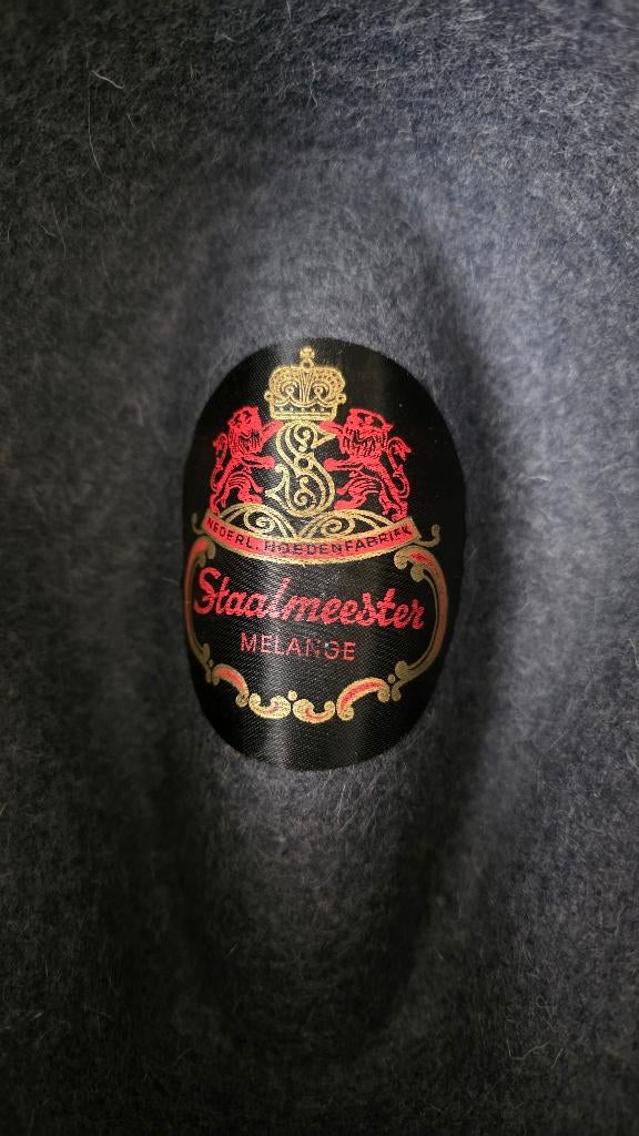 Hoed Staalmeester (Melange), Kleding | Heren, Hoeden en Petten, Hoed, Ophalen of Verzenden, 57 cm (M, 7⅛ inch) of minder, Staalmeester