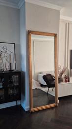 Zeer Grote Gouden Barok Spiegel 200x84cm, Gebruikt, Ophalen of Verzenden, 75 tot 100 cm, 150 tot 200 cm