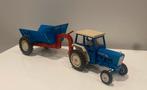 Britains Ltd Ford 5000 tractor + rear dump trailer, Hobby en Vrije tijd, Verzenden, Zo goed als nieuw, Tractor of Landbouw, Britains