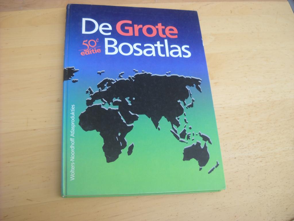 atlas De Grote Bosatlas 50e editie, R. Bos, Overige atlassen, Ophalen of Verzenden, Zo goed als nieuw