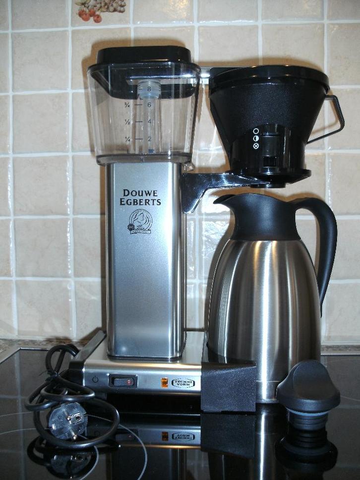 Z.G.A.N. koffiezetapparaat van Douwe Egberts met thermoskan, Witgoed en Apparatuur, Koffiezetapparaten, Zo goed als nieuw, Gemalen koffie