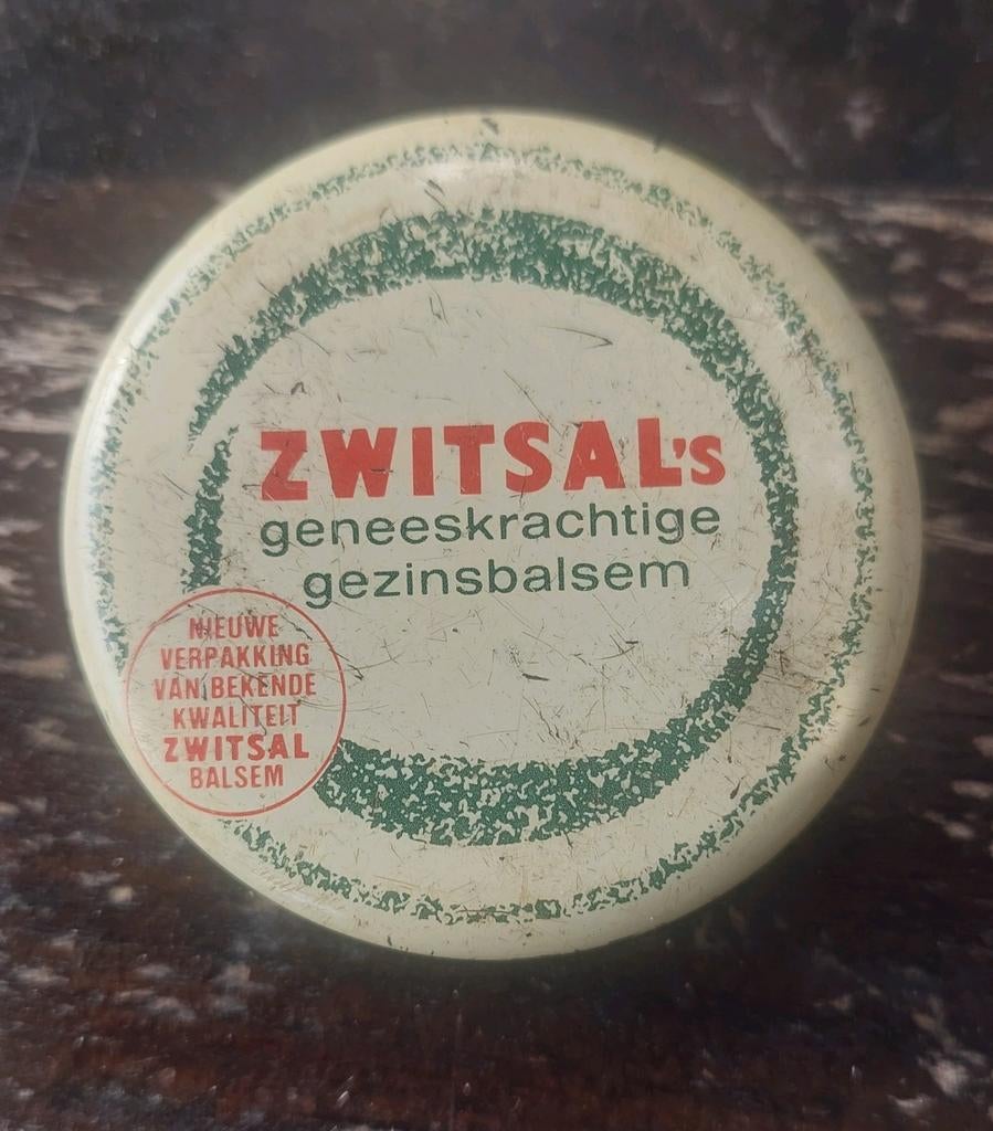 Oud zwitsal blikje, Verzamelen, Ophalen of Verzenden, Gebruikt, Overige