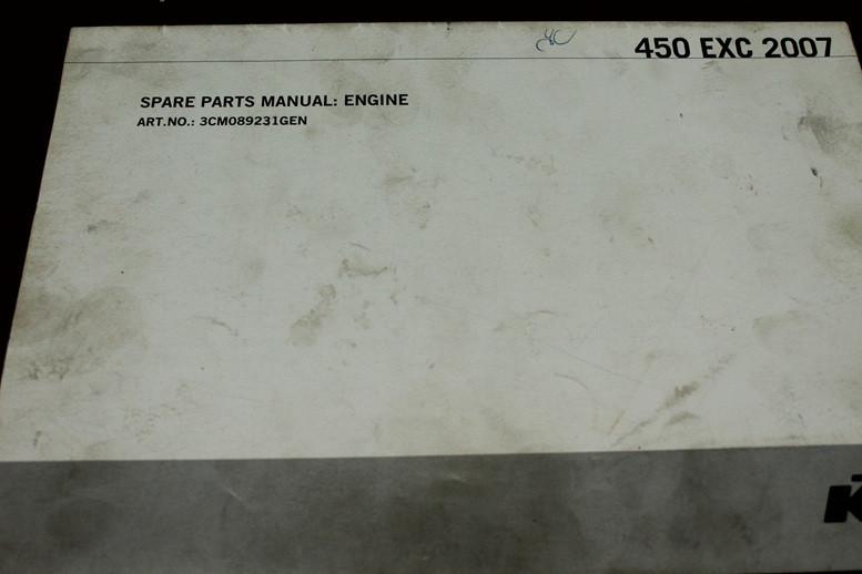 KTM 450 EXC 2007 motorcycle engine parts list, Motoren, Ophalen of Verzenden, Overige merken