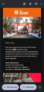 Cpc halve marathon startbewijs (wave 3) + locker, Eén persoon