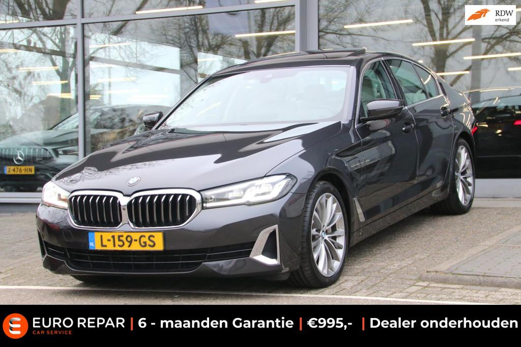 BMW 5-serie 530e High Executive BTW-AUTO DEALER OND NL-AUTO, Automaat, 1998 cc, Gebruikt, Euro 6