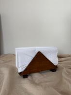 Vintage houten art deco stijl servethouder / posthouder l20c, Ophalen of Verzenden, Zo goed als nieuw