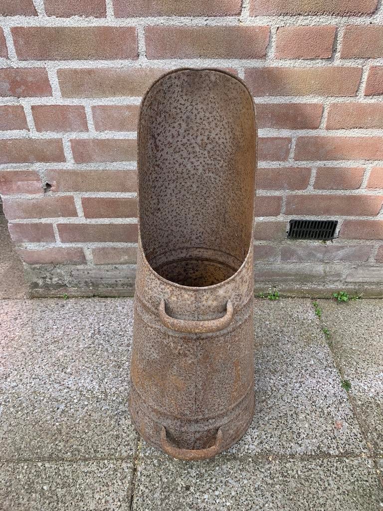 Ijzeren kolenkit, Huis en Inrichting, Woonaccessoires | Paraplubakken, Ophalen, Gebruikt, Metaal