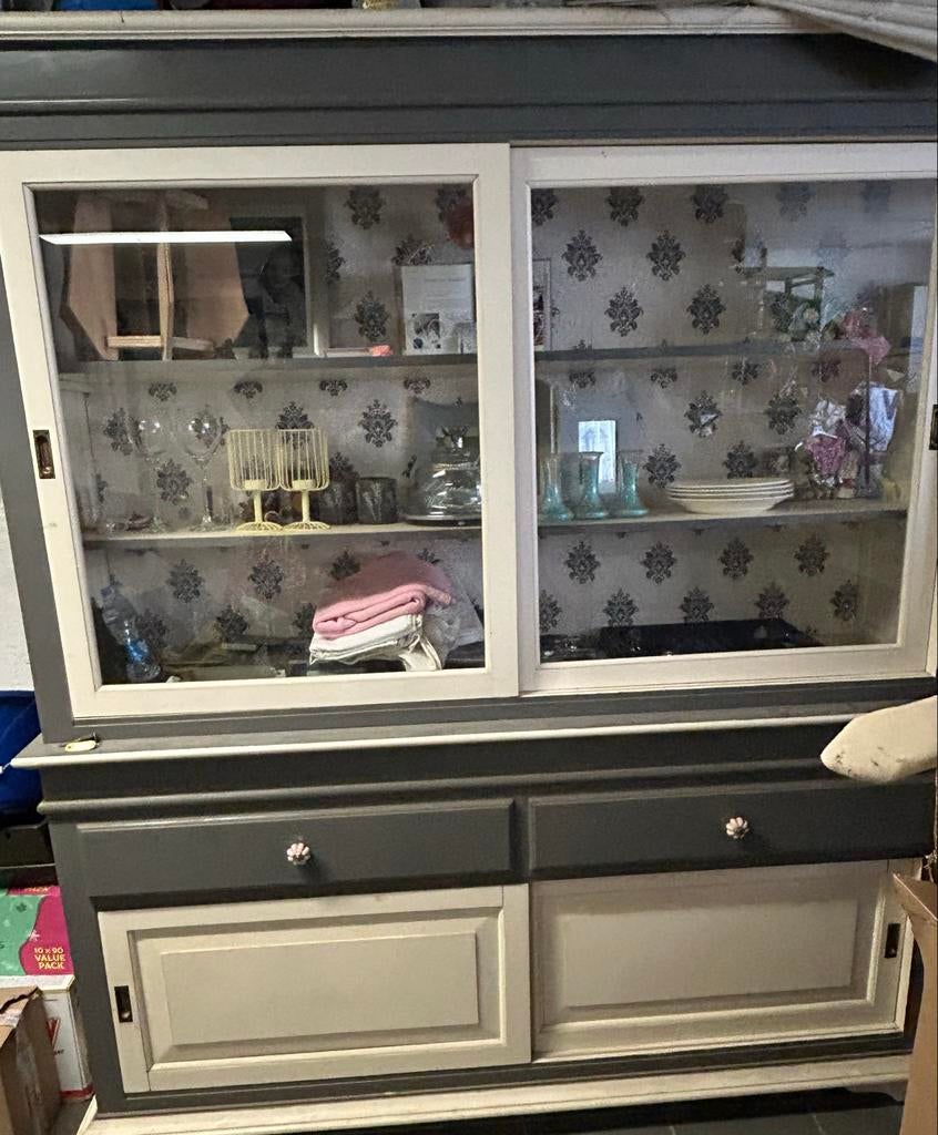 Romantische buffetkast - Super mooi en degelijk, Huis en Inrichting, Kasten | Buffetkasten, Gebruikt, 100 tot 150 cm, Ophalen of Verzenden