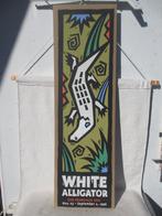 Zeefdruk / Affiche WHITE ALLIGATOR / San Francisco, Antiek en Kunst, Kunst | Litho's en Zeefdrukken, Ophalen of Verzenden