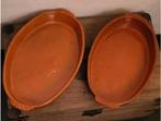 Aardewerk, terracotta ovenschaal, 36 en 38 cm, samen 10 euro, Ophalen, Nieuw