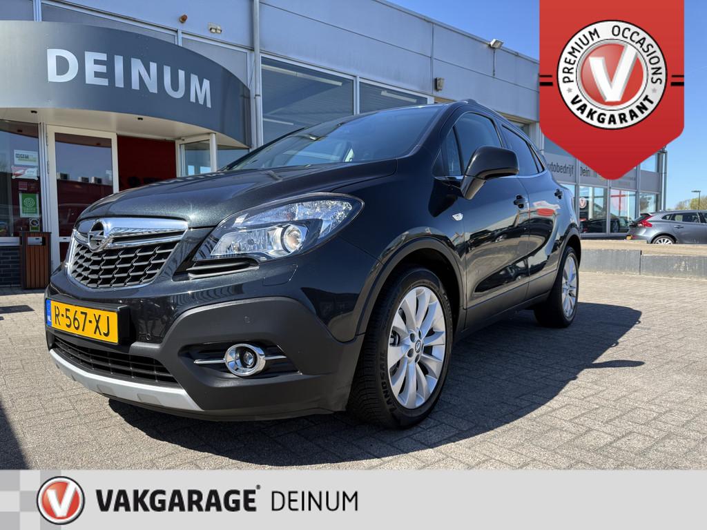 Opel Mokka 1.4 Turbo Cosmo Comfintr, Trekhaak, Navigatie, Xe, Gebruikt, 4 cilinders, Met garantie (alle), Leder en Stof