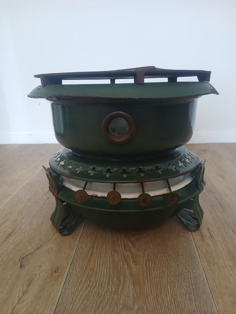 Petroleumstel 4 pits!, Antiek en Kunst, Ophalen