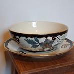 Flora Plateel Gouda Holland Charme fruitschaal / tes., Ophalen of Verzenden