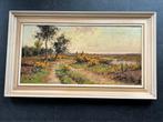 A.J. Zwart - olieverfschilderij op linnen Landschap Brabant, Ophalen