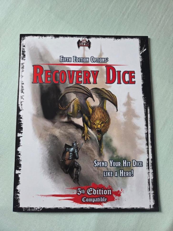 D&D 5e Recovery Dice Boekje - Verbeter je Healing!, Hobby en Vrije tijd, Wargaming, Ophalen of Verzenden