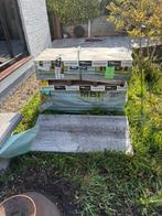 Terras stenen, Tuin en Terras, Tegels en Klinkers, Ophalen, Gebruikt, Klinkers, 10 m² of meer