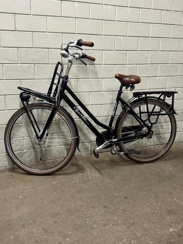 Mooie Gazelle fiets met AXA slot en Brouwerij 't IJ bel, Ophalen, Versnellingen, Schijfrem, Gazelle