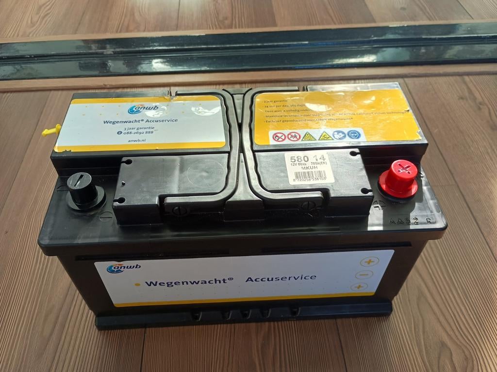 Autoaccu 12V 80Ah 700A(EN) gebruikt maar gezond, Ophalen