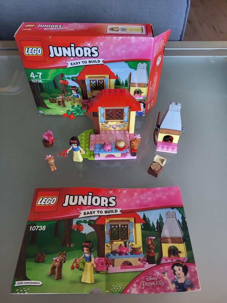 Lego Juniors 10738 Sneeuwwitje's Sprookjesbos, Lego, Ophalen of Verzenden, Zo goed als nieuw, Disney