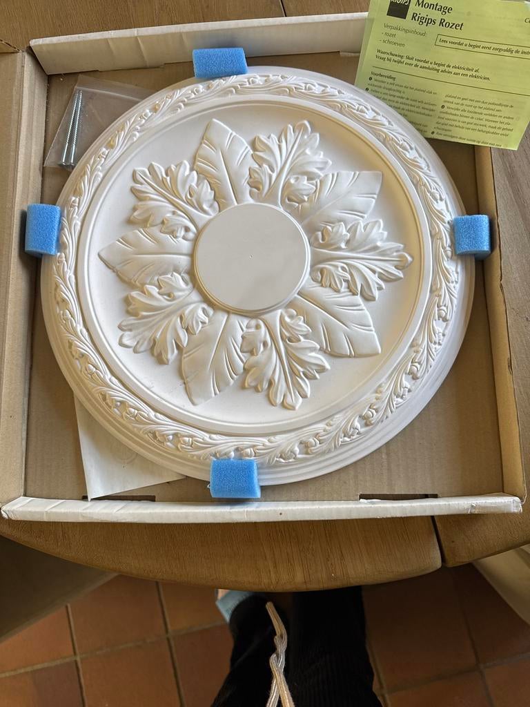 Nieuw Rigips Cavendish Gipsen Rozet 36 cm, Ophalen of Verzenden, Nieuw