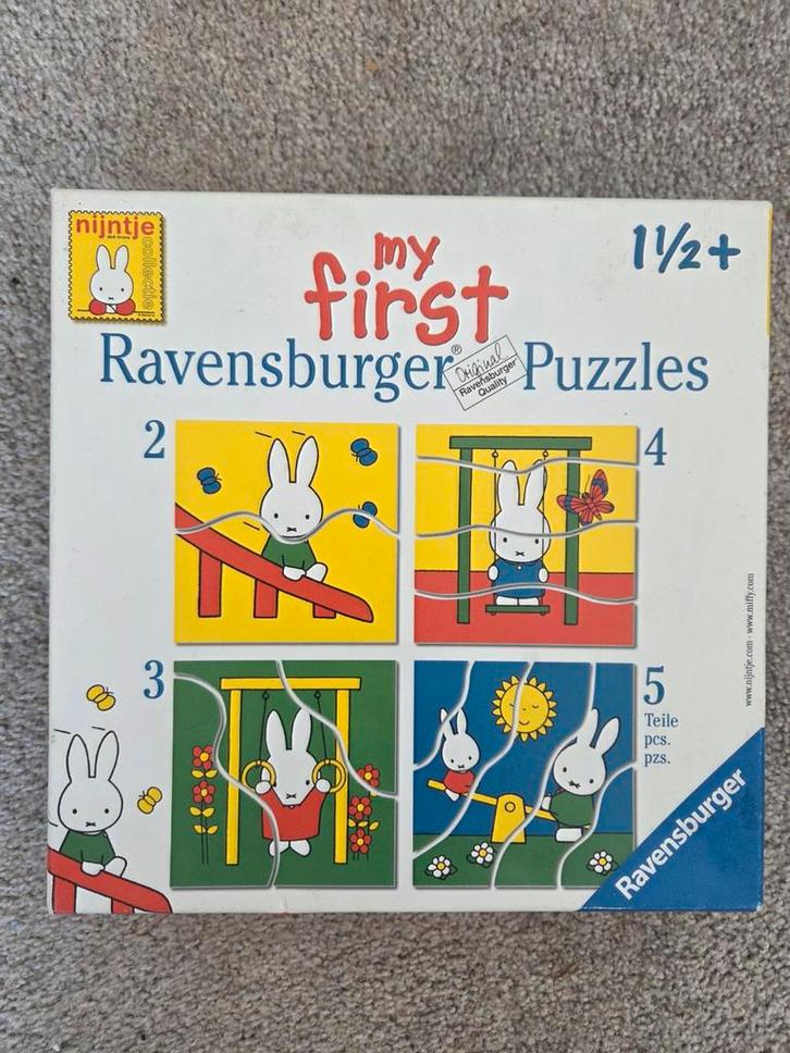 Ravensburger my first puzzels, Kinderen en Baby's, Speelgoed | Kinderpuzzels, Zo goed als nieuw, 6 maanden tot 2 jaar, Minder dan 10 stukjes