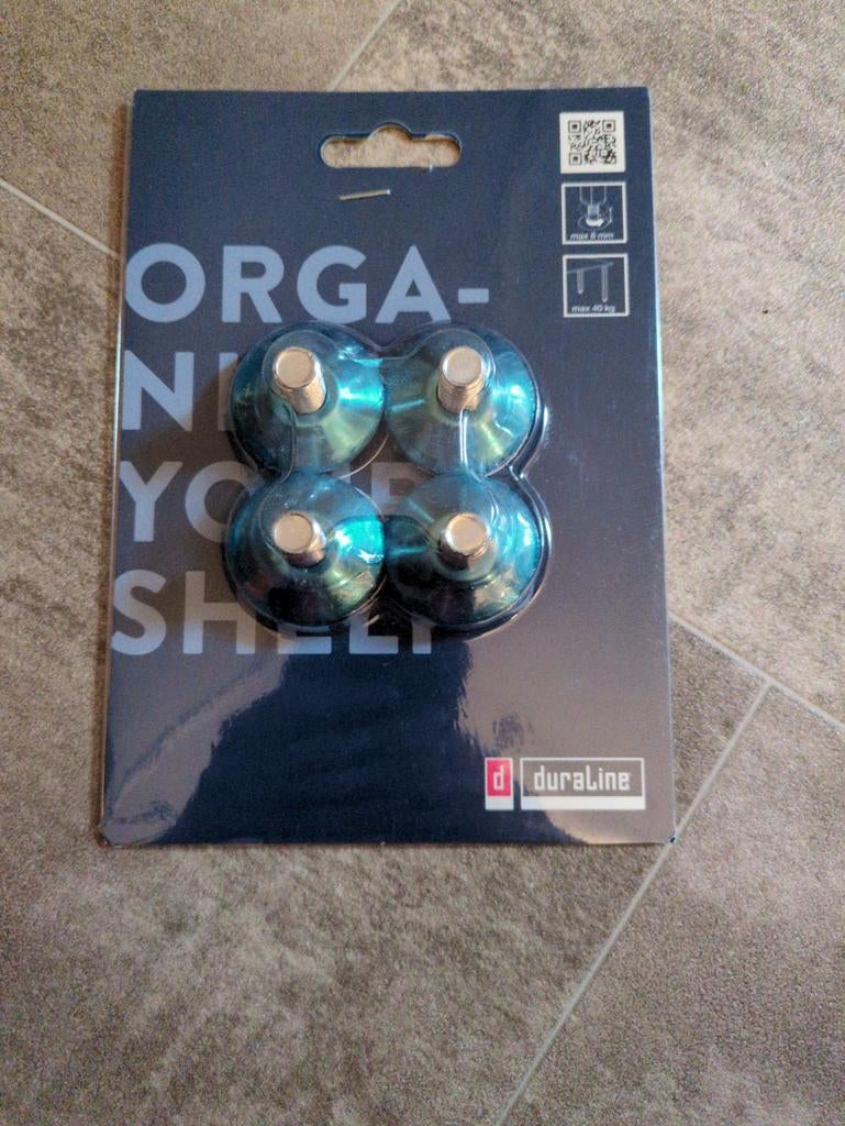 Duraline Tafelpoten Blauw - Set van 4, Tafelpoot, Minder dan 50 cm, Nieuw, Minder dan 50 cm