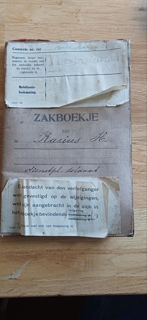 Zeldzaam zakboekje dpl.sld 1921, Verzamelen, Militaria | Algemeen, Landmacht, Foto of Poster, Duitsland, Ophalen of Verzenden