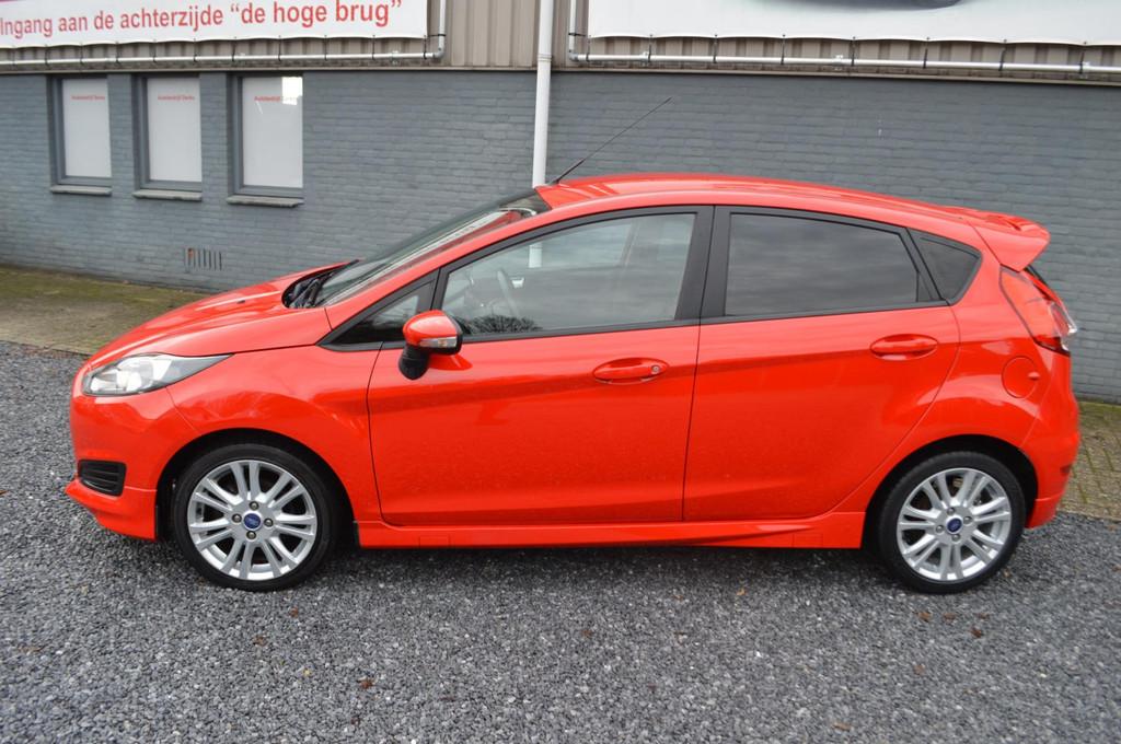 Ford Fiesta 1.0 EcoBoost Airco 5Drs PDC Nieuwstaat, Auto's, Ford, Voorwielaandrijving, Euro 5, 23 km/l, Origineel Nederlands