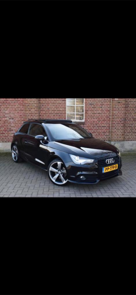 Audi A1 1.4 Tfsi 90KW S-tronic 2012 Zwart, A1, Zwart, 4 cilinders, 4 stoelen