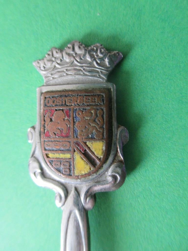 Lepeltje gemeentewapen Oosterbeek, Verzenden, Zo goed als nieuw