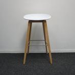 HAY About a Stool AAS32 Barkrukken | Wit / Eiken | 75 cm, -, -, 60 tot 90 cm, Ophalen of Verzenden